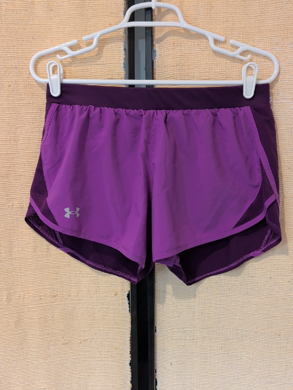 Under Armour Purple Two-Tone Athletic Shorts